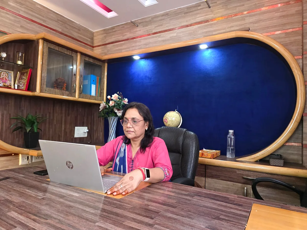 Reception and warden's office at Narayani Girls Hostel